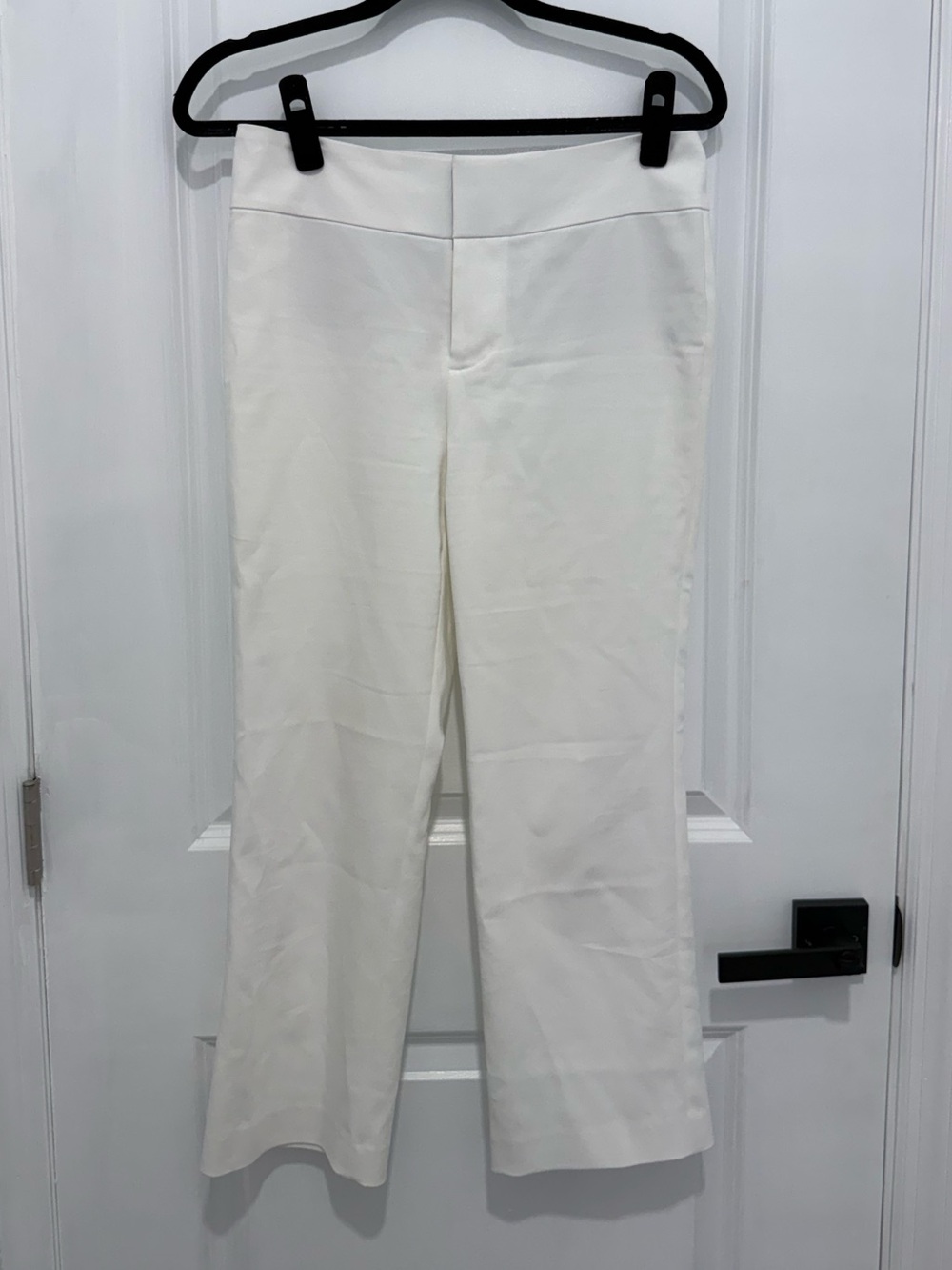 Alice + Olivia White Tailored Trousers